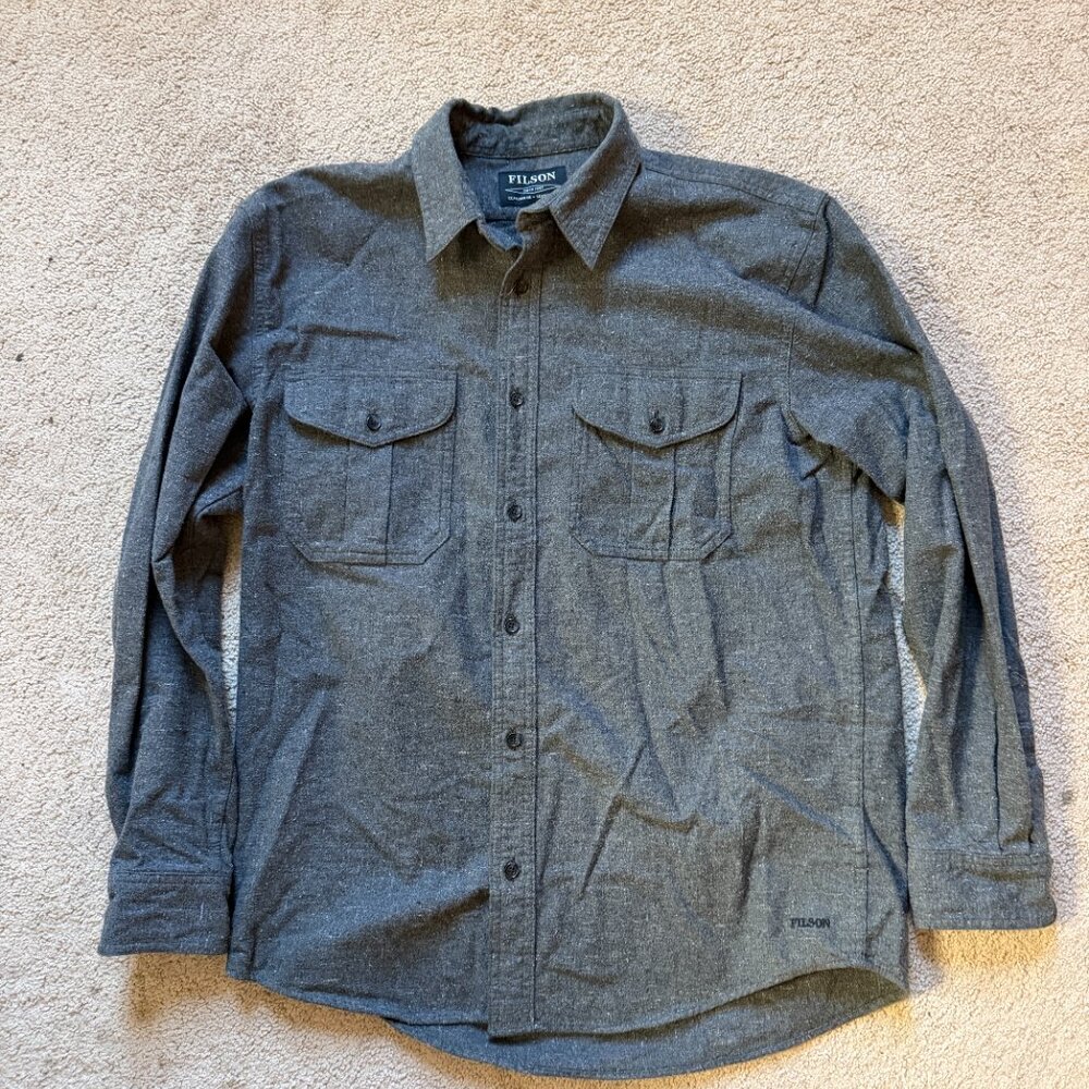 Filson Field Flannel Grey